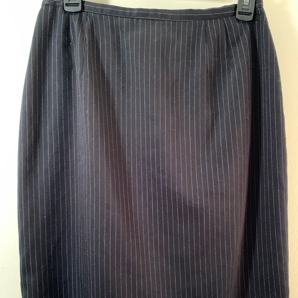 Mid Thigh Pin Striped Shirt